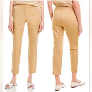 Lafayette 148NY "Manhattan" ankle pants in Honeynut khaki sz 16